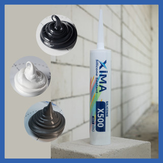  Xima Keo Silicone X500 - 1-3 Chai - Chống Thấm Chống Lão Hóa Chống Tia UV - Keo Dán Kính Cửa Nhôm 