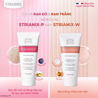 [Hàng công ty] Kem chống rạn da STRIANIX-P  phòng và làm mờ RẠN ĐỎ - RẠN TRẮNG 50-100g