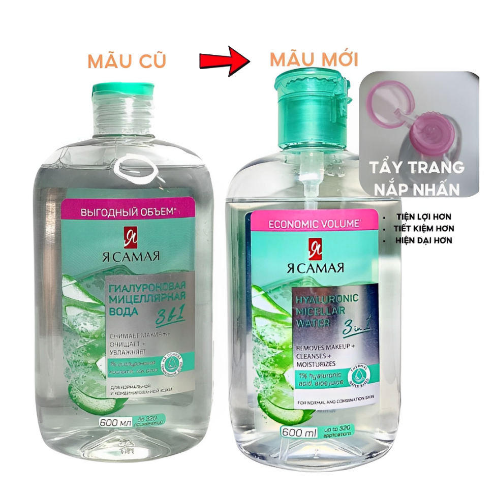 Nước Tẩy Trang Tôi Là Nhất Ya Samaya Nga 600ml
