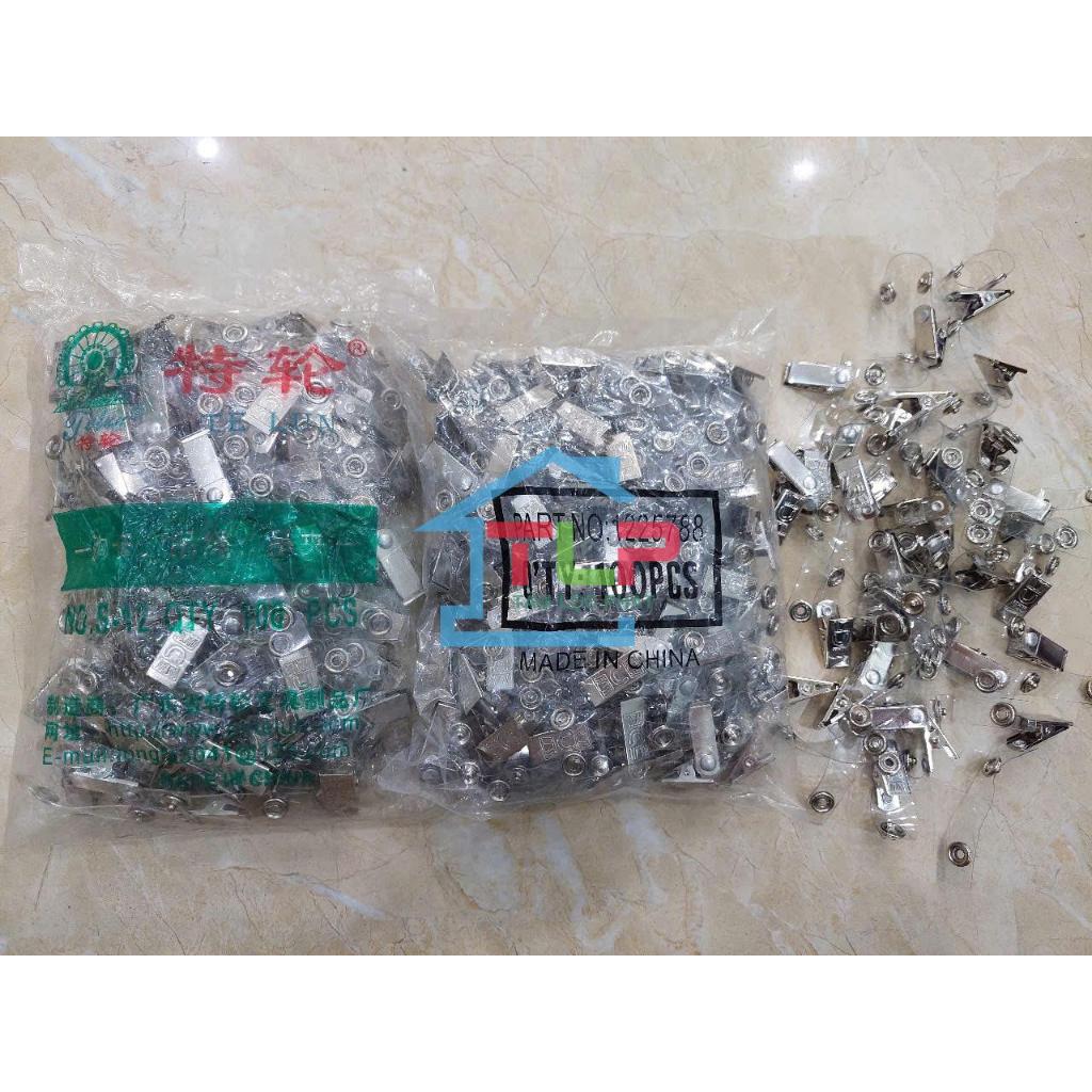 100 Chiếc KẸP THẺ SẮT (HÀNG CAO CẤP) - kẹp đeo thẻ