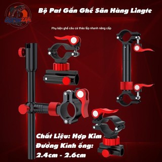  Bộ Pat gắn ghế - Pat rọng cá - Pat chống cần - Pat khay mồi - Dùng Cho Ghế Câu Săn Hàng  PVN5663  