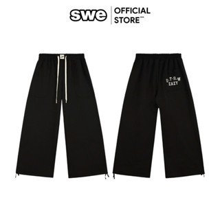 Quần Nỉ Dài Unisex Nam/Nữ Local Brand SWE COLLEGE SWEATPANTS - Đen