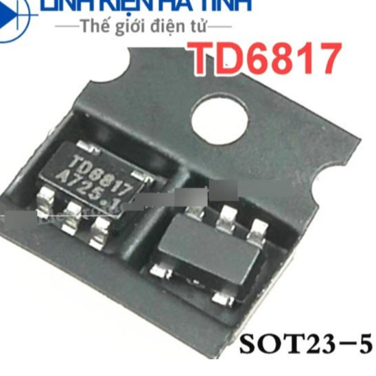 Túi 10 con TD6817 IC nguồn hạ áp 5 chân mới