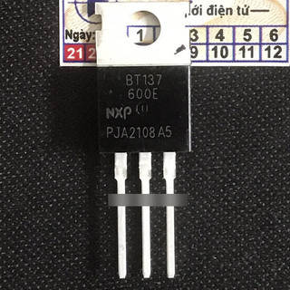  túi 10 con linh kiện TRIAC BT137 600E TO220 8A 600V-BC12 