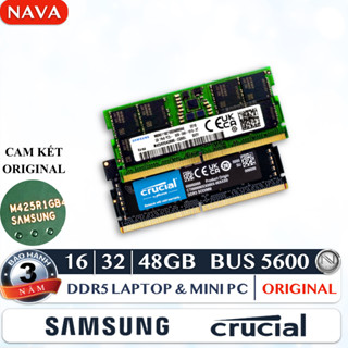 RAM DDR5 5600 16GB 32GB 48GB SamSung, Crucial Hàng Chính Hãng, BH 3 Năm | Laptop, Mini PC, ITX, MHz