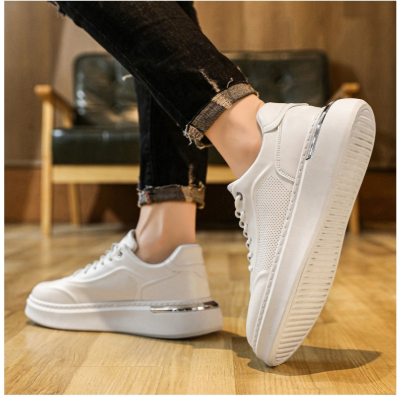 Giày Da PU Nam Cao Cấp - 3AT - CY07 - Phong Cách Thanh lịch Sang Trọng - Đế Cao Su Tổng Hợp Chịu Mài