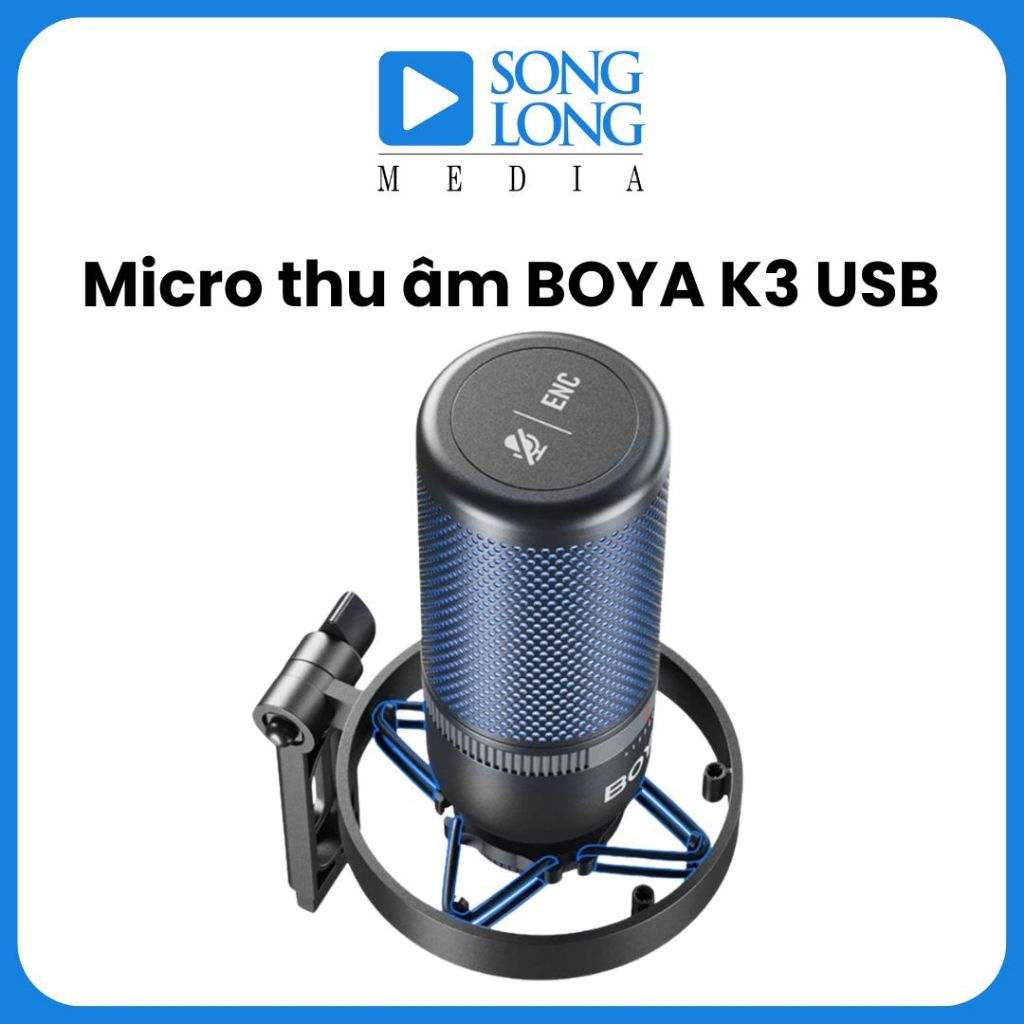 Micro thu âm BOYA K3 USB chính hãng phân phối