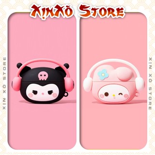 Vỏ ốp Airpod 2 3 4 Pro KUROMI và MELODY Music kèm móc khóa cao cấp, Case Airpod Kuromi Cute - XỊN XÒ Store