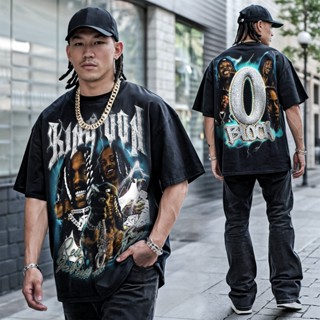 Áo Thun KING VON OBLOCK  Oversize Unisex Phong Cách Retro drill Hiphop Local brand G-House Lifestyle  Nam Nữ Cotton 100