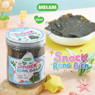Bánh snack rong biển dinh dưỡng MELAM thơm ngon, giòn rụm