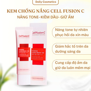 Kem chống nắng Cell Fusion C nâng tone tự nhiên dưỡng trắng da, chống tia UV trực tiếp vào da 50ml