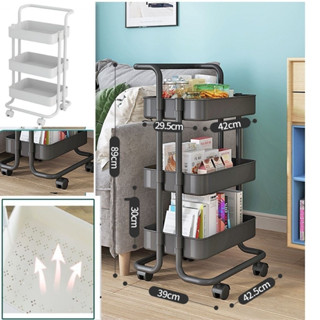 Kệ xe đẩy spa khung sắt khay nhựa chắc chắn cứng cáp đựng đồ nail gọn gàng có bánh xe di chuyển siêu tiện lợi