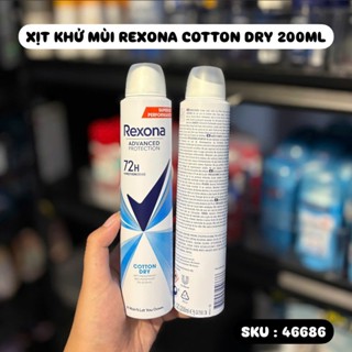 Xịt Khử Mùi Rexona Khô Thoáng Lưu Hương 72h Dành Cho Nữ chai 200ml