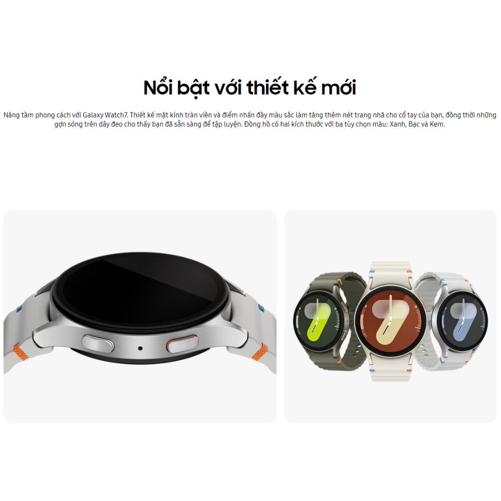Watch7 - Đồng hồ thông minh Samsung Galaxy Watch 7 40mm/44mm Bluetooth/LTE - New chính hãng | BigBuy360 - bigbuy360.vn
