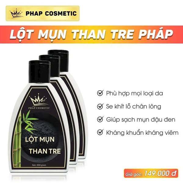 [Chính Hãng] Lột Mụn Than Tre Pháp Cosmetic 30g-200g