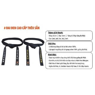 ĐAI ĐEN CAO CẤP THƯƠNG HIỆU BUSHIDO