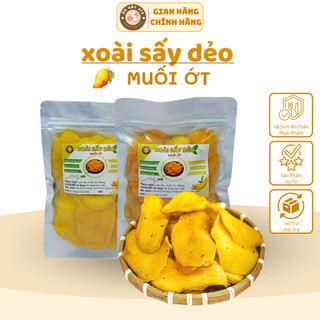  Combo 3 túi zip 500g xoài sấy dẻo nguyên miếng  - vị muối ớt cay nhẹ hoa quả sấy khô Ăn vặt 379 