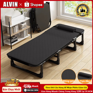 Giường ngủ đơn gấp gọn giường gấp gọn tiện lợi dùng ngủ trưa cho văn phòng / cắm trại / bệnh viện
