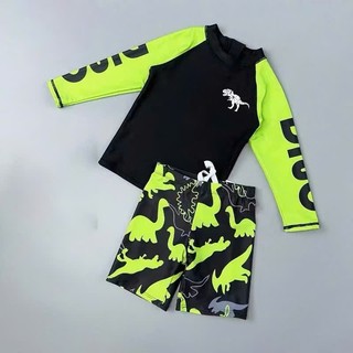 Bộ bơi bé trai Antitkids Fashsion At1506 họa tiết khủng long size 18-66kg