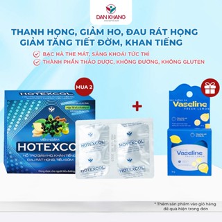 Kẹo ngậm ho Hotexcol Dân Khang 40 viên giảm ho thanh họng giảm đau rát rọng