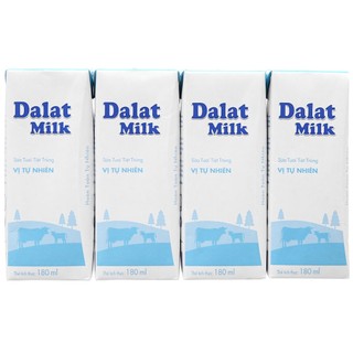[Combo 3 lốc] Sữa tươi Dalat Milk 180ml