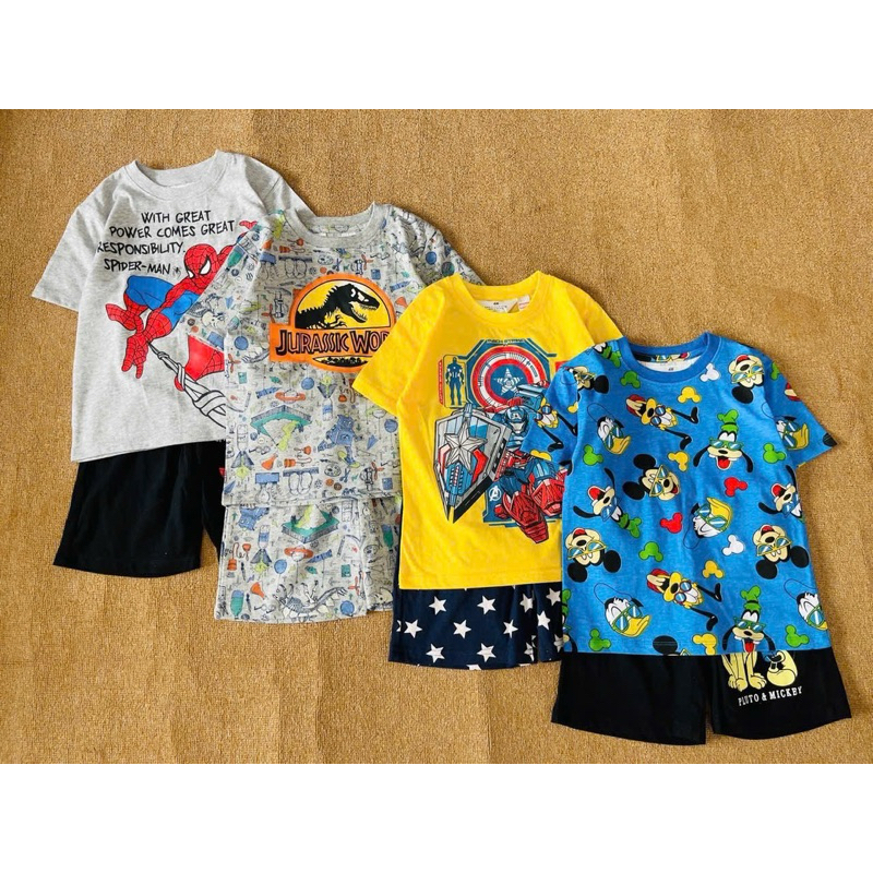 Bộ cotton bé trai 2-10y