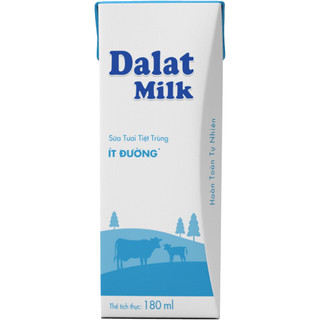 [Combo 3 lốc] Sữa tươi Dalat Milk 180ml