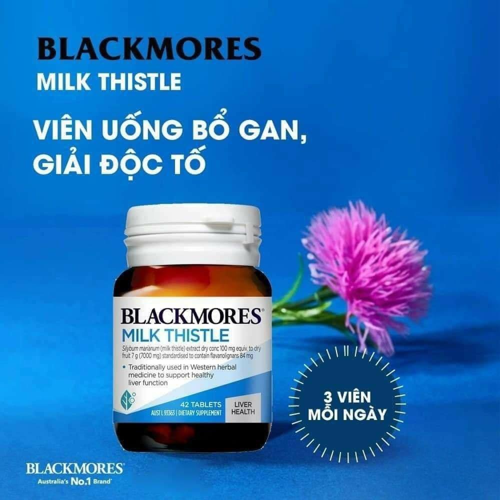 Giải độc gan Blackmores liver health milk thistle chai 42 viên OZ Slim Official