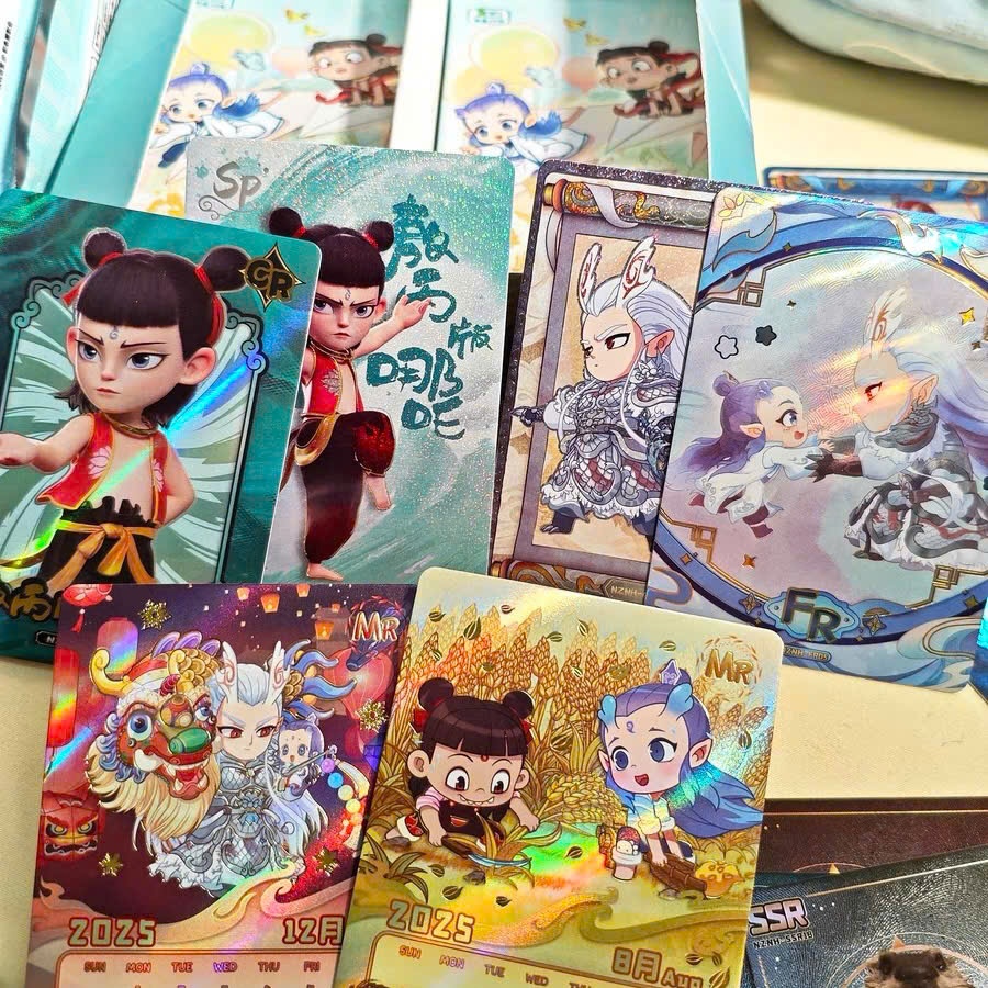 [Sẵn - Chính hãng] Túi mù card gacha Na Tra Ngao Bính (Na Tra Chi Ma Đồng Náo Hải), chính hãng CardF