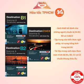 Sách Destination B1, B2 và C1&C2 Grammar & Vocabulary with Answer Key (Combo/Lẻ Tùy Chọn )