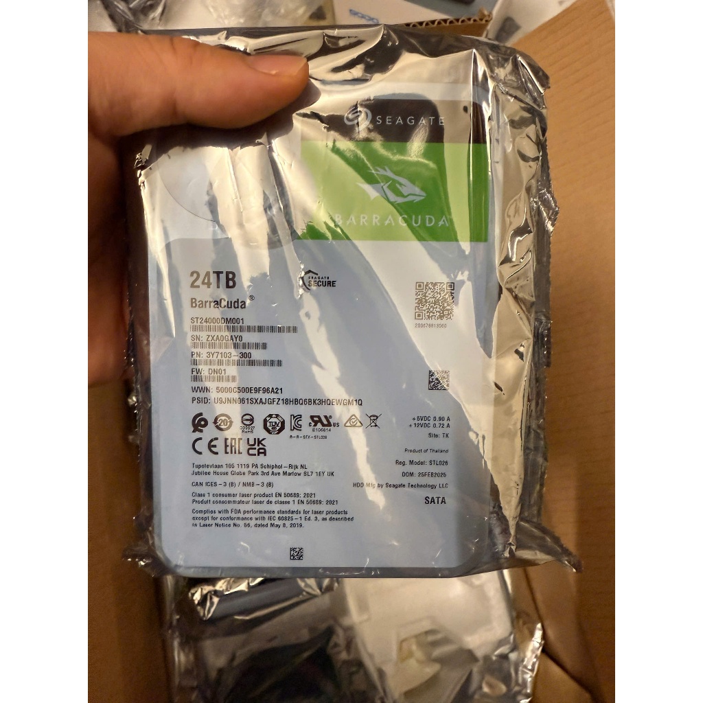 [HDD NEW 100%, GIÁ RẺ NHẤT]HDD ổ cứng máy tính,nas Seagate Barracuda 24TB