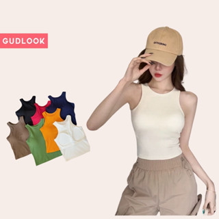 Áo ba lỗ nữ ôm body GUDLOOK, có mút ngực, co giãn tốt, đa màu thời trang, phù hợp tập gym và dạo phố