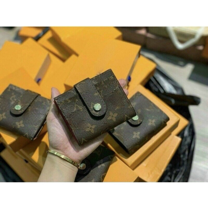 ví đựng thẻ  hàng QC fullbox , Ví gấp đôi nữ