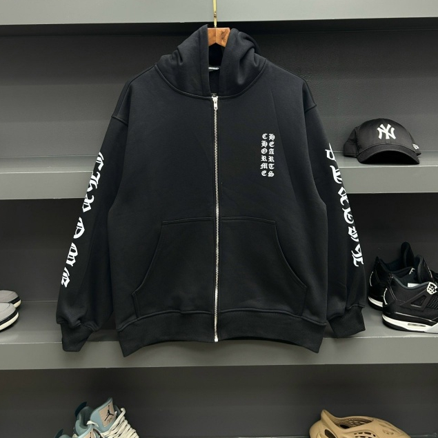 Áo khoác dây kéo / Hoodie zip Chrome Hearts