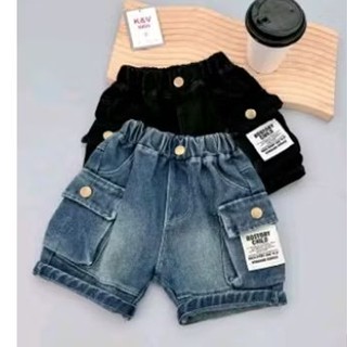 Quần sort jean đùi ngố mẫu mới hot trend cho bé trai 8-30kg(KHÔNG KÈM DÂY LƯNG)