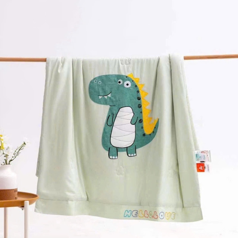 Chăn tencel cho bé, chăn trẻ em tencel mềm mát kích thước 120x150cm