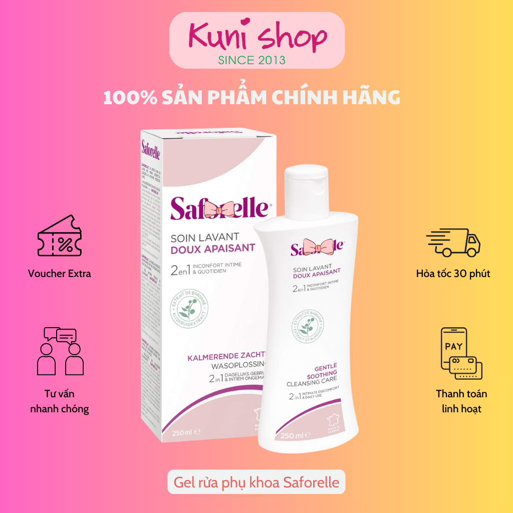 Gel rửa phụ khoa Saforelle