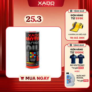 Nhớt siêu cao cấp nhập khẩu tổng hợp XADO moto racing oil revitalizant 10w40 v2 - XADO store offcial - LINH TON STORE