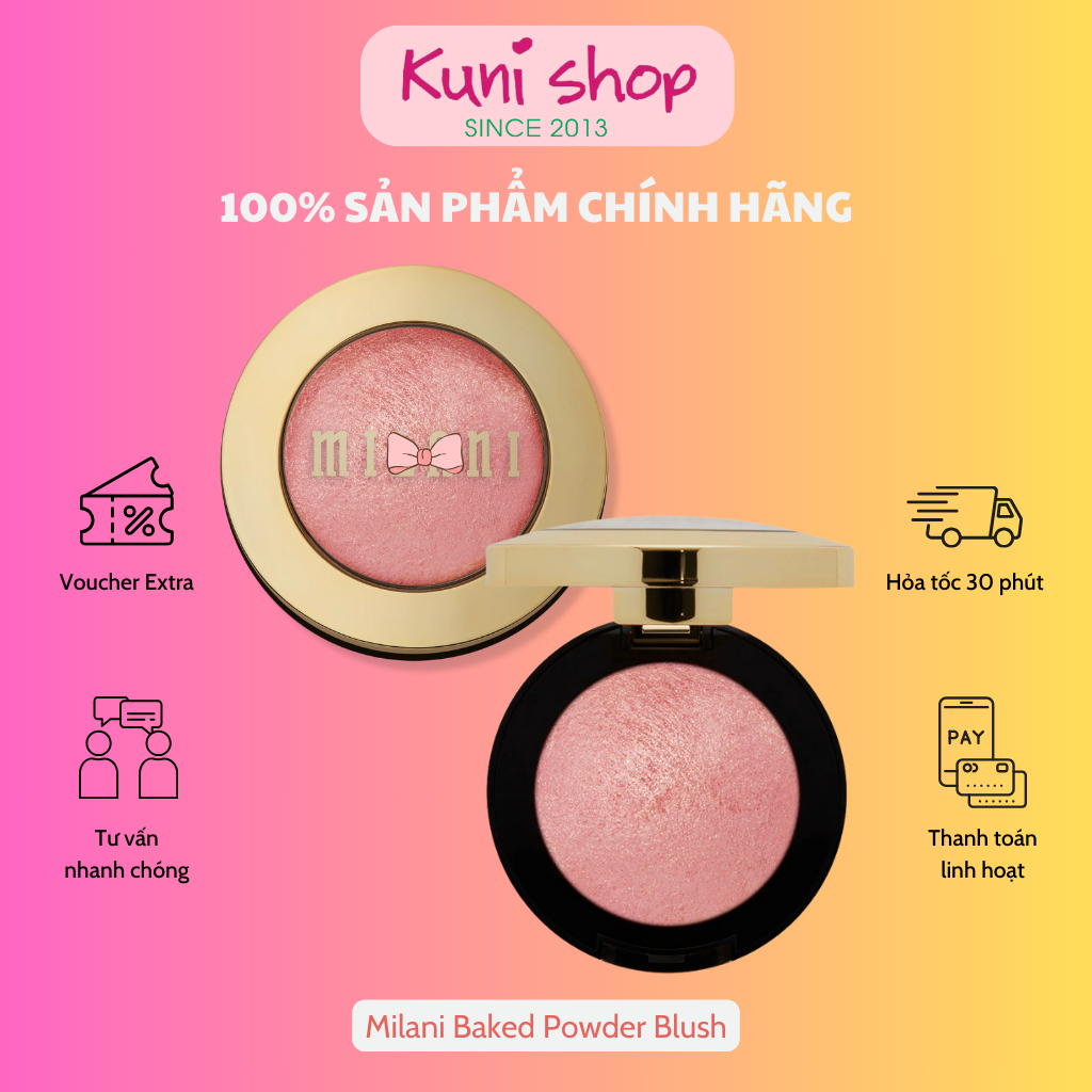 Phấn Má Hồng Milani Baked Powder Blush
