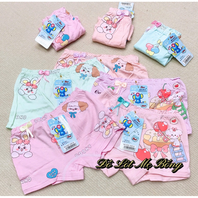 Combo 10 quần chip đùi mặc váy cho bé gái (6-36kg)