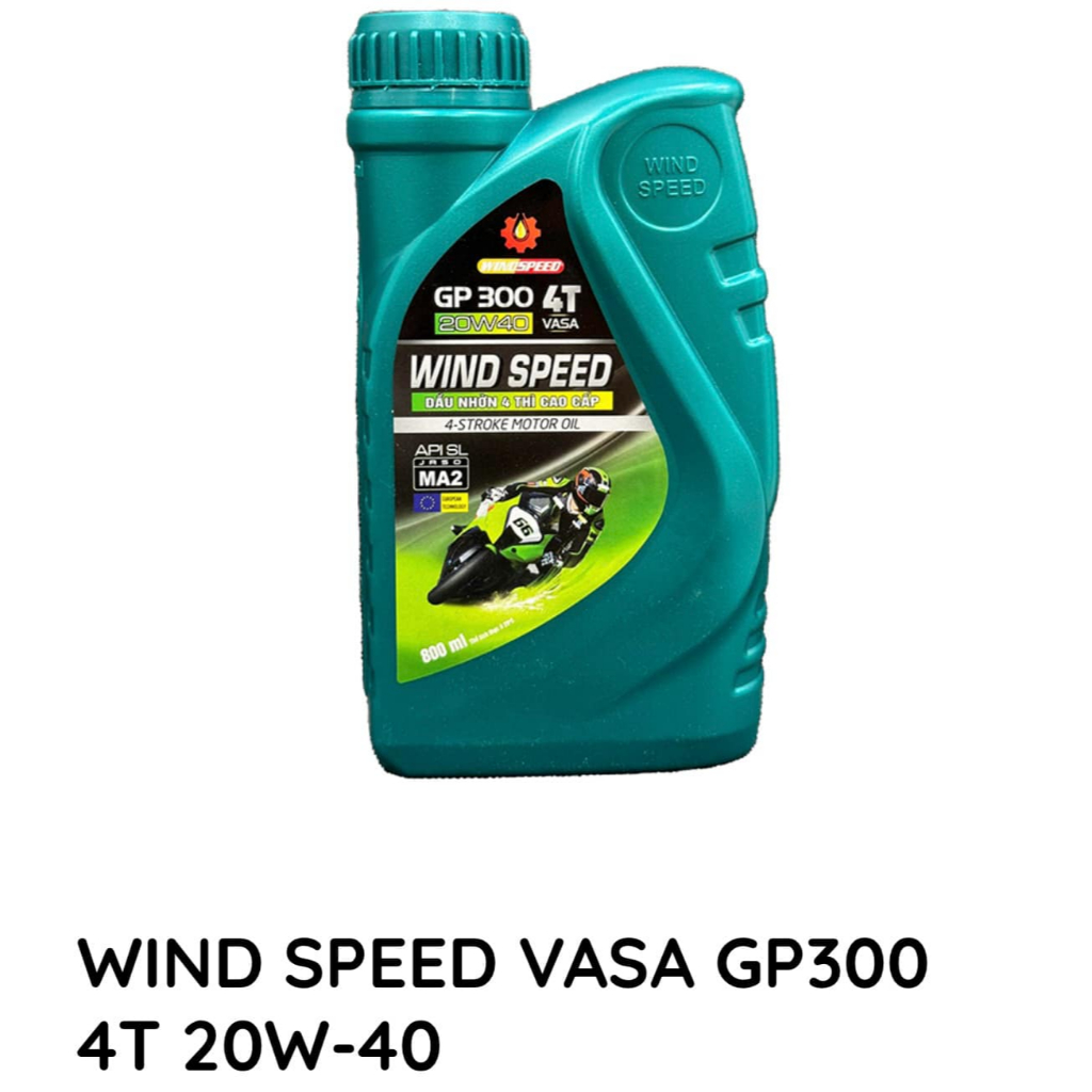 (HOT) NHỚT CHÍNH HÃNG WIND SPEED 800ml GB300 20W40 - DẦU NHỚT BẢO DƯỠNG XE MÁY.