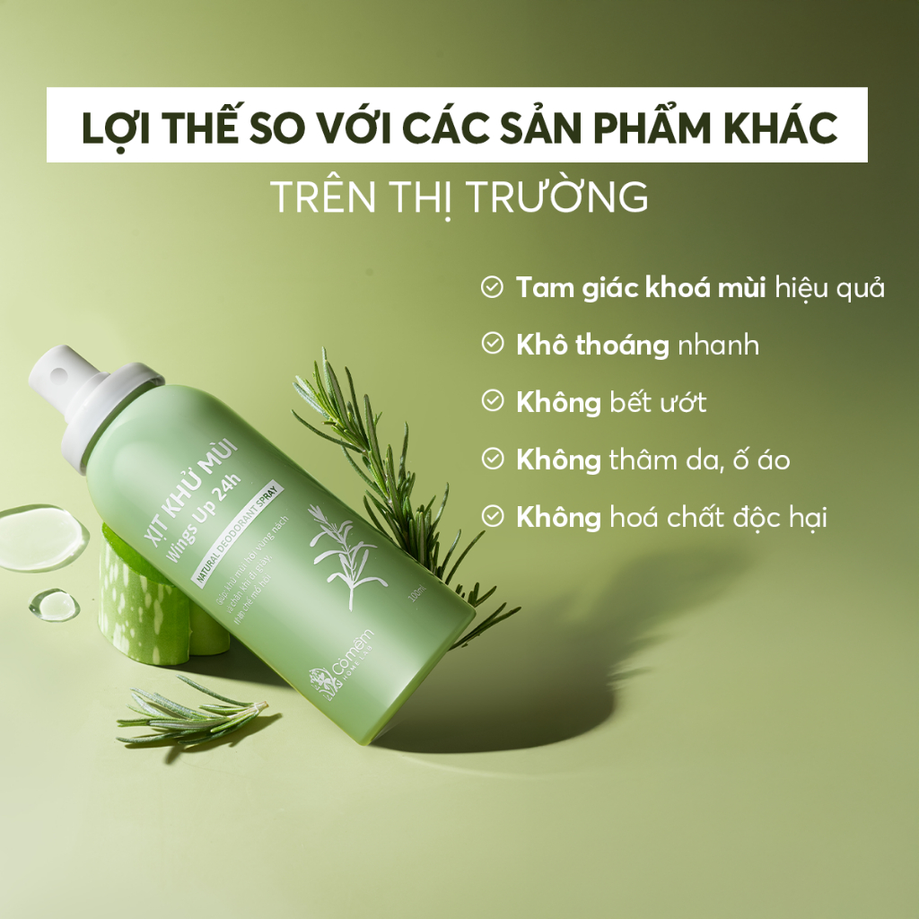 Xịt Cỏ Mềm Wings Up 24h 100ml– Giảm mồ hôi, ngăn vi khuẩn, khử mùi nách và chân hiệu quả
