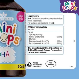 DHA Drops Anh dạng giọt 50ml cho bé từ 3 tháng