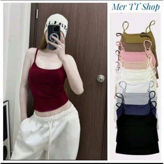 combo3 áo yếm 2 dây thun nữ ôm body dáng dài bigsize không mút chất vải tăm lạnh co giản(AY)