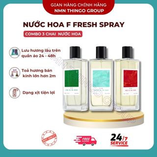 Nước Hoa F Fresh Spray Gil Lê - Combo 3 mùi, dung tích 100ml