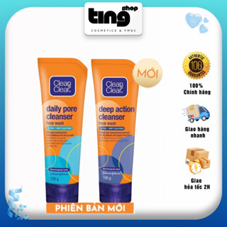 Sữa rửa mặt Clean & Clear làm sạch nhờn và ngừa mụn đầu đen 100g