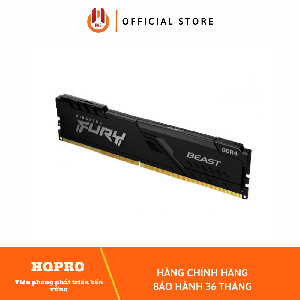 RAM Kingston FURY Beast 8GB (1x8GB) DDR4 3200Mhz