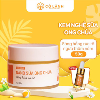  Kem Nghệ Sữa Ong Chúa Cỏ Lành Dưỡng Trắng Mờ Thâm Nám 50G 