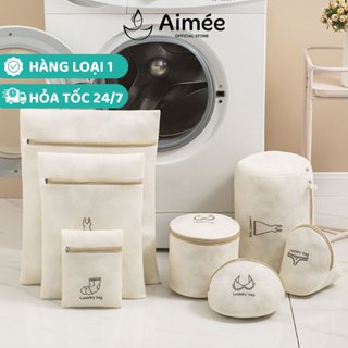 Túi Lưới Giặt Đồ 2 Lớp Dày Cao Cấp Aimée Bảo Vệ Quần Áo, Đồ Lót, Tất Vớ, Đựng Đồ Cho Máy Giặt