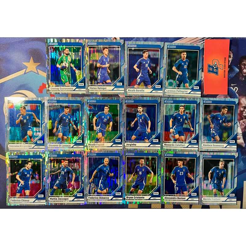 Full Set thẻ bóng đá Italia Silver Panini Donruss 2024/25